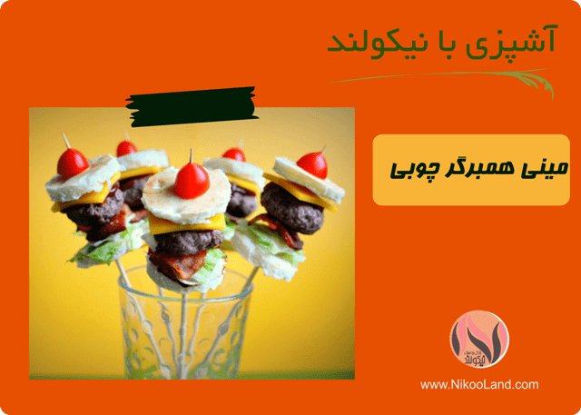 آشپزی با نیکو - مینی همبرگر چوبی